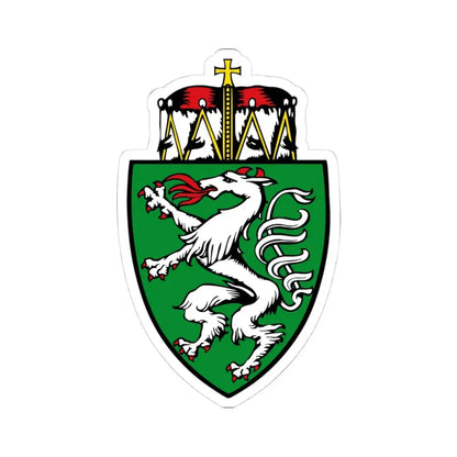Steiermark Wappen (Austria) STICKER Vinyl Kiss-Cut Decal 4 Inch White - The Sticker Space