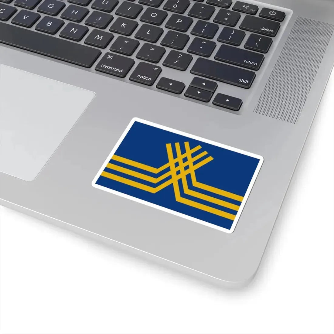 Stekene vlag (Belgium) STICKER Vinyl Kiss-Cut Decal - The Sticker Space