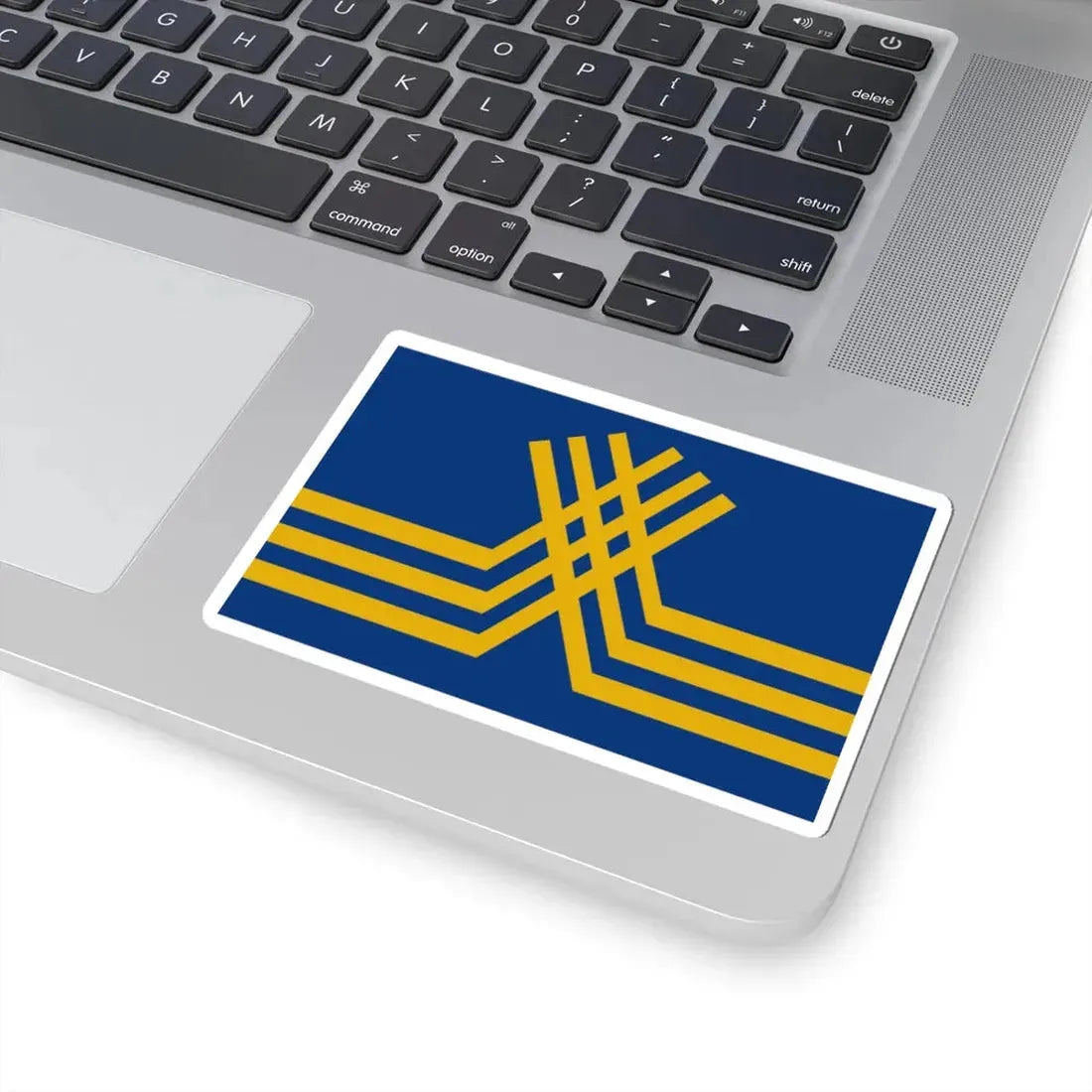 Stekene vlag (Belgium) STICKER Vinyl Kiss-Cut Decal - The Sticker Space