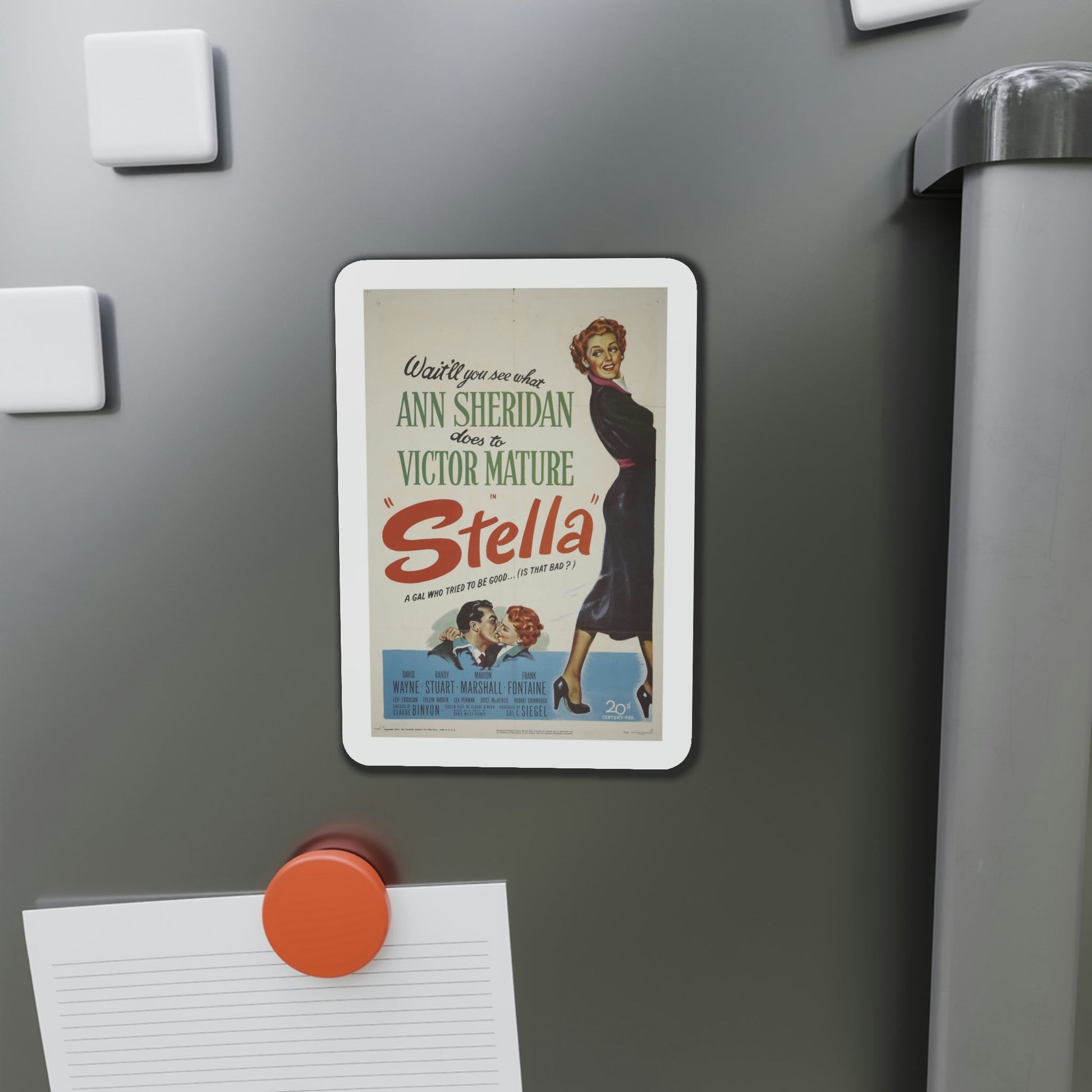 Stella 1950 Movie Poster Die-Cut Magnet-The Sticker Space