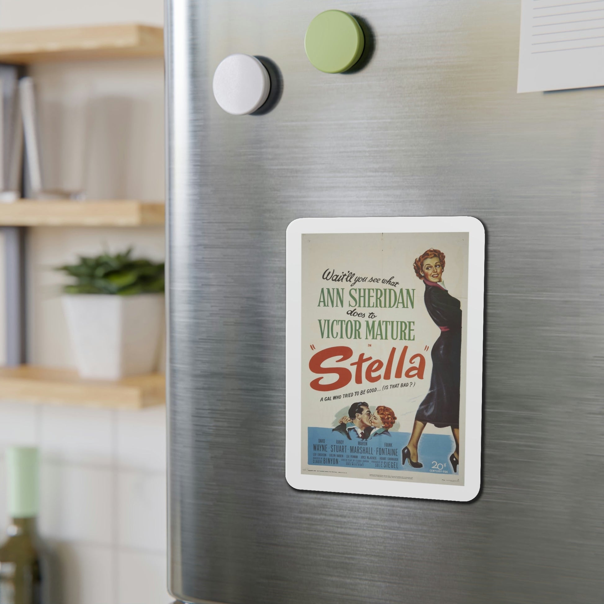 Stella 1950 Movie Poster Die-Cut Magnet-The Sticker Space