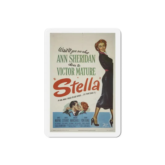 Stella 1950 Movie Poster Refrigerator Magnet 2 Inch - The Sticker Space