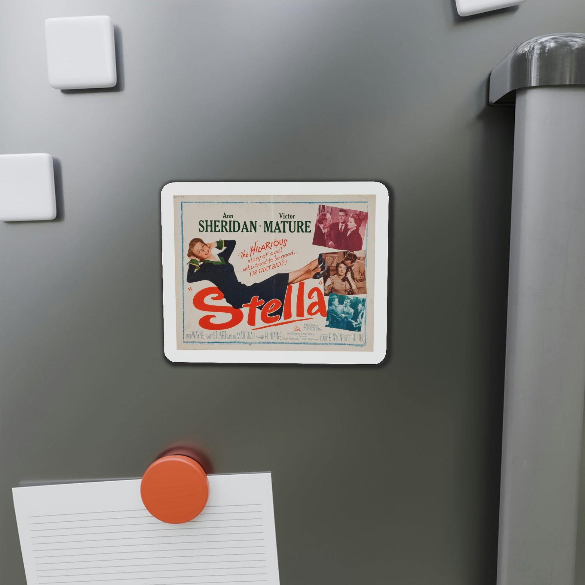 Stella 1950 v2 Movie Poster Die-Cut Magnet-The Sticker Space