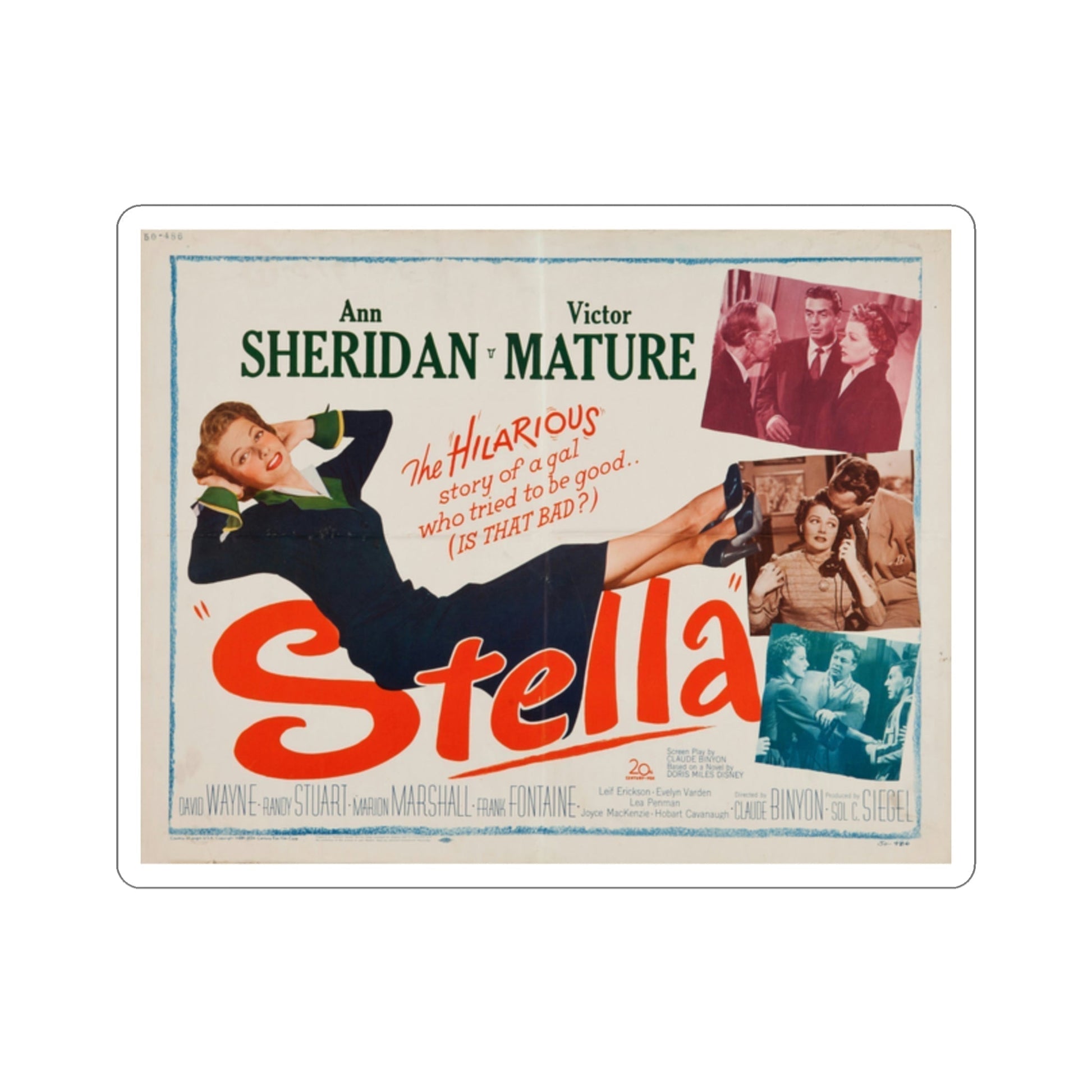 Stella 1950 v2 Movie Poster STICKER Vinyl Die-Cut Decal-2 Inch-The Sticker Space