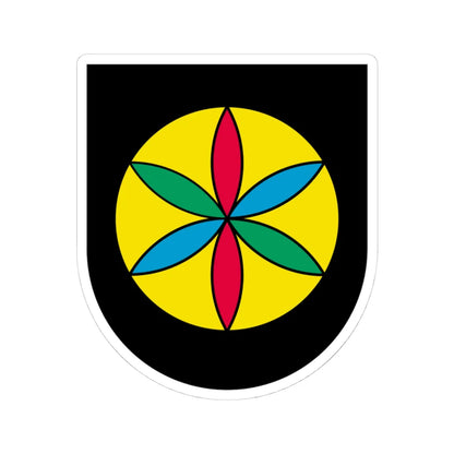 Stelvio (Italy) (Coat of Arms) STICKER Vinyl Kiss-Cut Decal 4 Inch White - The Sticker Space