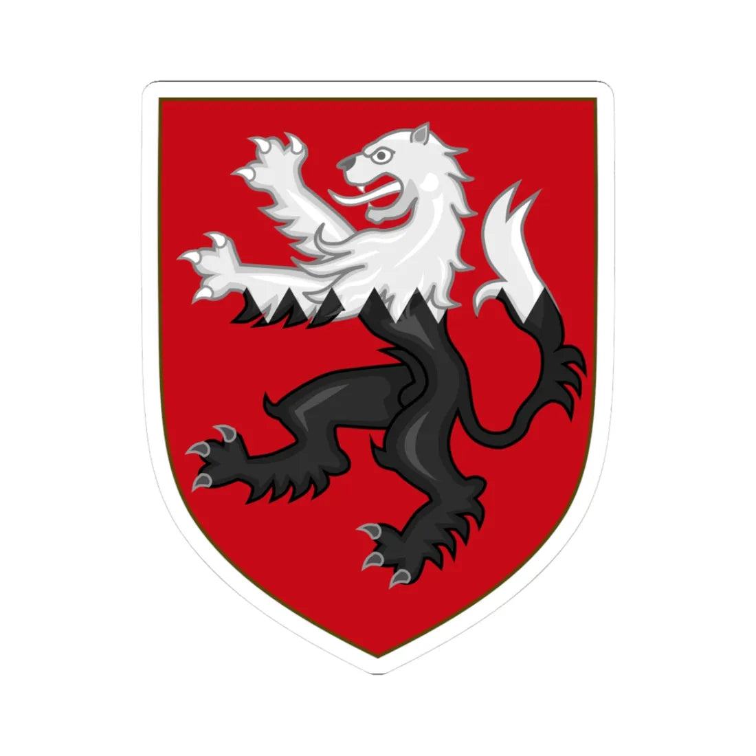 Stemma Bartolini (Italy) (Coat of Arms) STICKER Vinyl Kiss-Cut Decal 3 Inch White - The Sticker Space