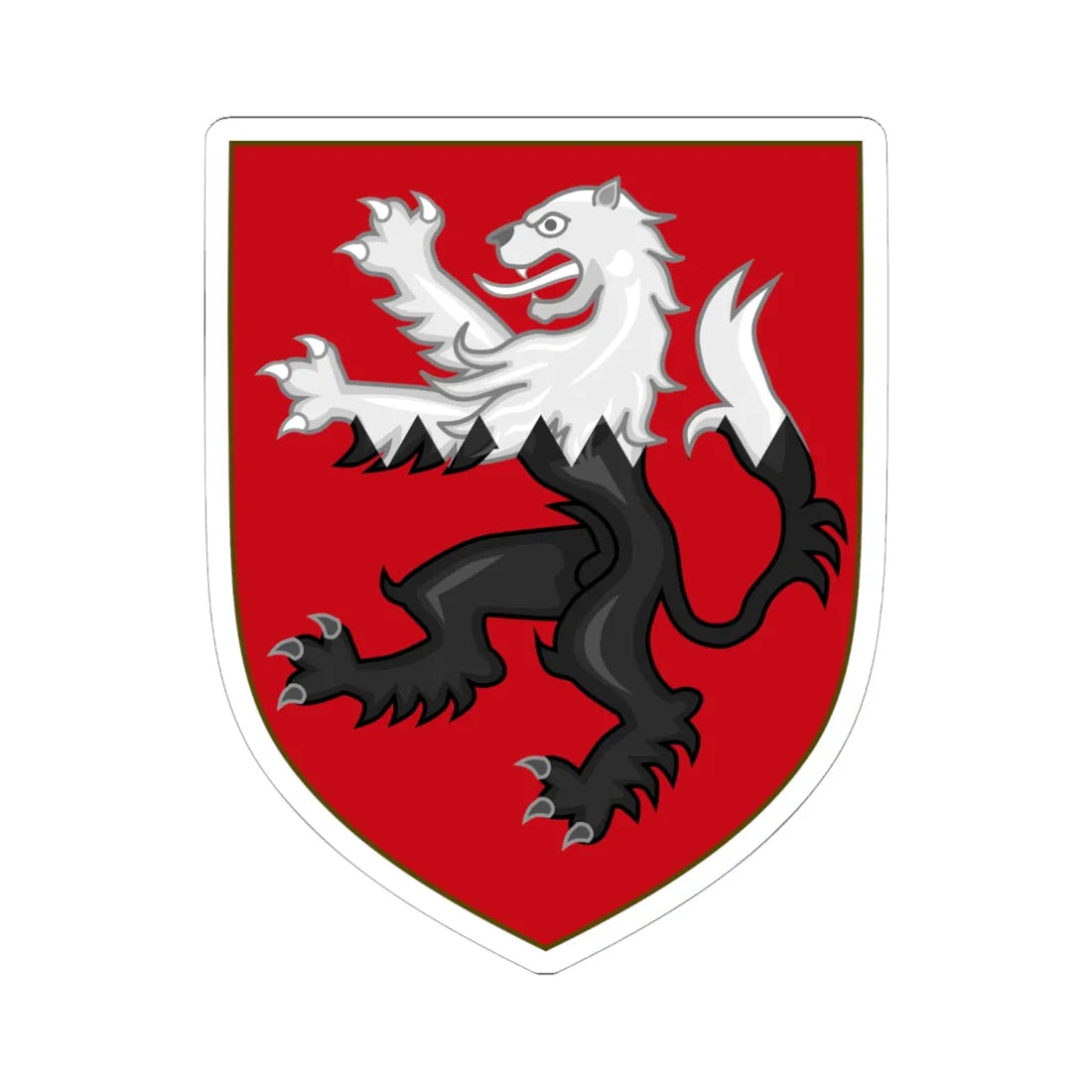 Stemma Bartolini (Italy) (Coat of Arms) STICKER Vinyl Kiss-Cut Decal 6 Inch White - The Sticker Space