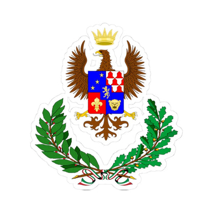 Stemmaalessandriadellarocca (Italy) (Coat of Arms) STICKER Vinyl Kiss-Cut Decal 3 Inch White - The Sticker Space