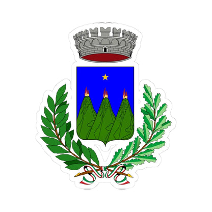 Stemmacattolicaeraclea (Italy) (Coat of Arms) STICKER Vinyl Kiss-Cut Decal 3 Inch White - The Sticker Space