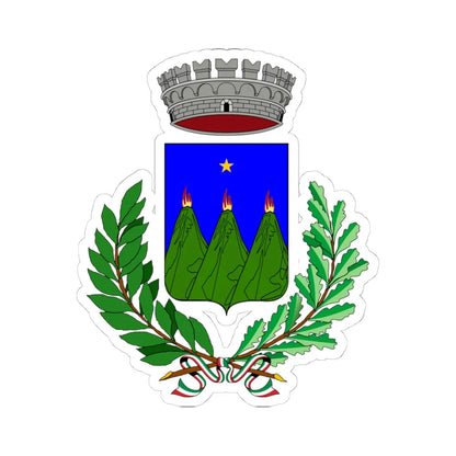 Stemmacattolicaeraclea (Italy) (Coat of Arms) STICKER Vinyl Kiss-Cut Decal 4 Inch White - The Sticker Space