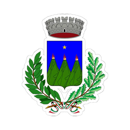 Stemmacattolicaeraclea (Italy) (Coat of Arms) STICKER Vinyl Kiss-Cut Decal 6 Inch White - The Sticker Space