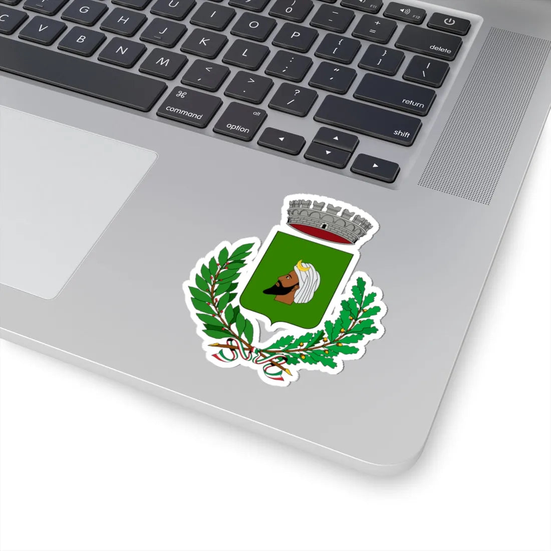 Stemmasantangelomuxaro (Italy) (Coat of Arms) STICKER Vinyl Kiss-Cut Decal - The Sticker Space