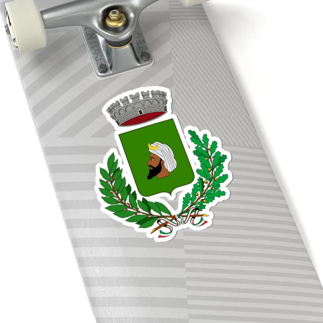 Stemmasantangelomuxaro (Italy) (Coat of Arms) STICKER Vinyl Kiss-Cut Decal - The Sticker Space