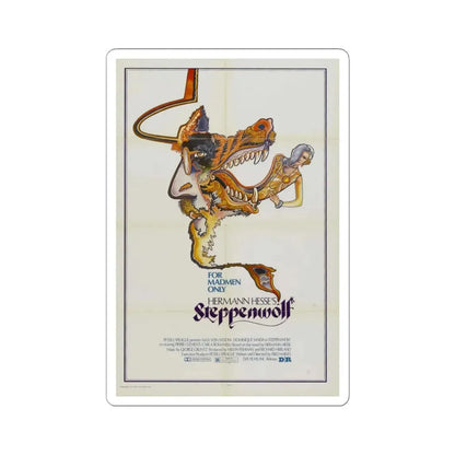 Steppenwolf 1974 Movie Poster - STICKER Vinyl Kiss-Cut Decal 6 Inch White - The Sticker Space