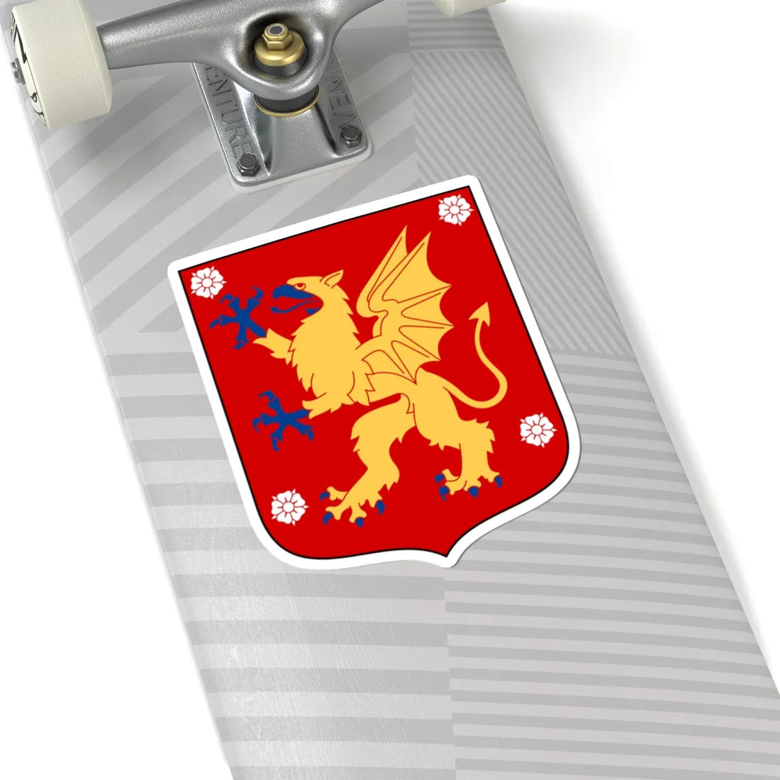 Östergötland vapen  (Sweden) (Coat of Arms) STICKER Vinyl Kiss-Cut Decal - The Sticker Space