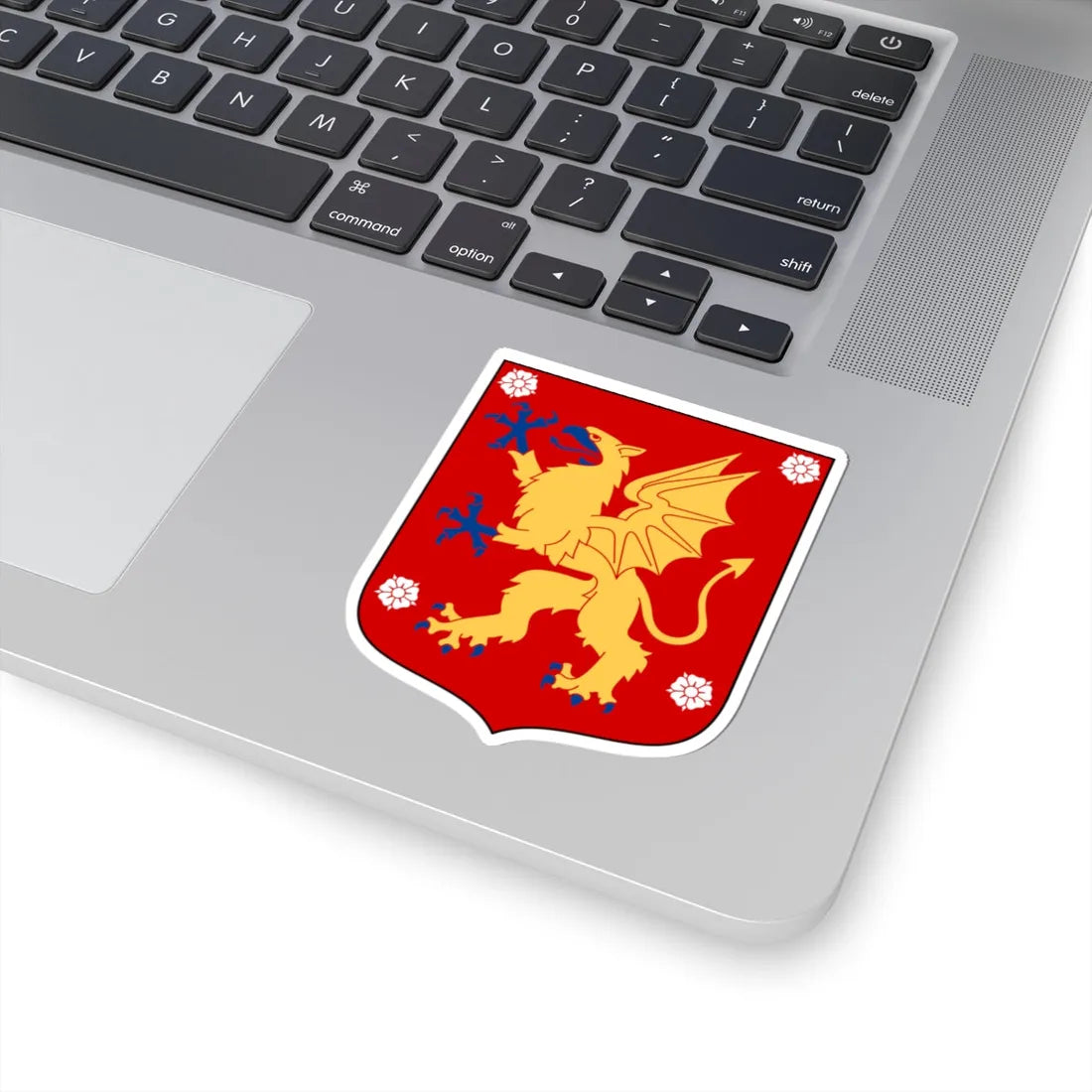 Östergötland vapen  (Sweden) (Coat of Arms) STICKER Vinyl Kiss-Cut Decal - The Sticker Space