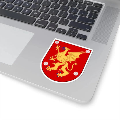 Östergötland vapen (Sweden) (Coat of Arms) STICKER Vinyl Kiss-Cut Decal - The Sticker Space