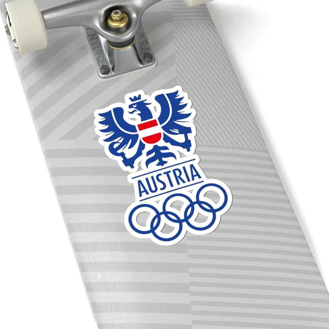 Österreichisches Olympisches Comité logo (Austria) (Coat of Arms) STICKER Vinyl Kiss-Cut Decal - The Sticker Space