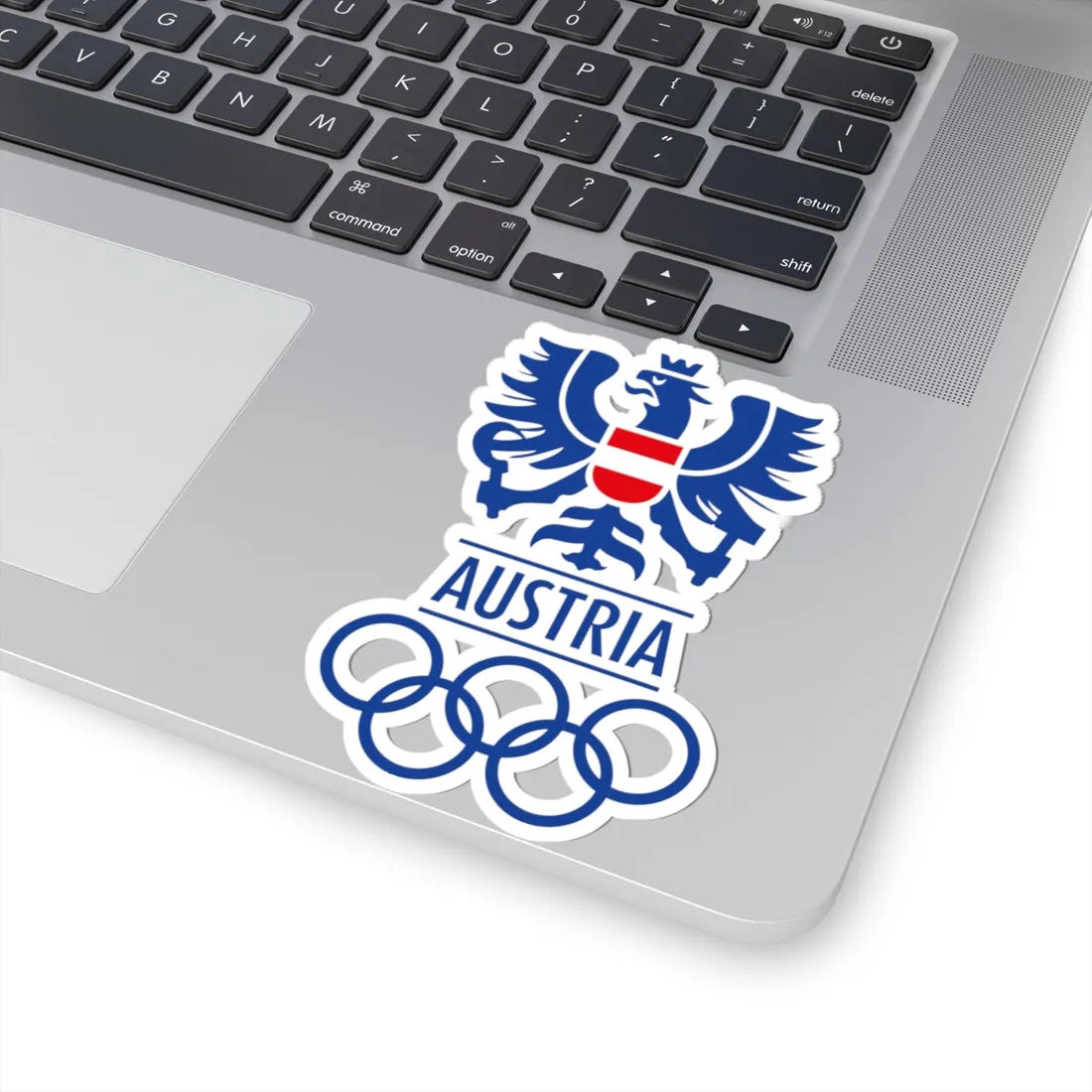 Österreichisches Olympisches Comité logo (Austria) (Coat of Arms) STICKER Vinyl Kiss-Cut Decal - The Sticker Space