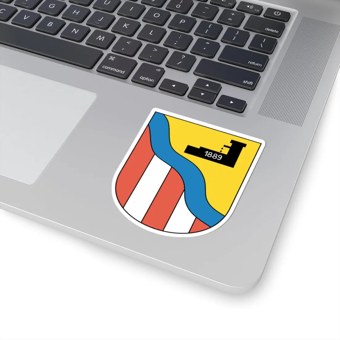 Stettbach coat of arms (Switzerland) (Coat of Arms) STICKER Vinyl Kiss-Cut Decal - The Sticker Space