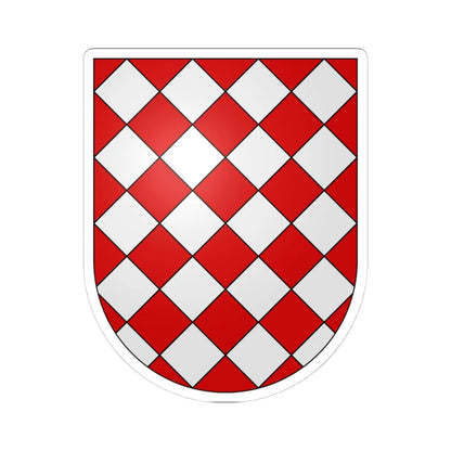 Stettfurt-coat of arms (Switzerland) (Coat of Arms) STICKER Vinyl Kiss-Cut Decal 4 Inch White - The Sticker Space
