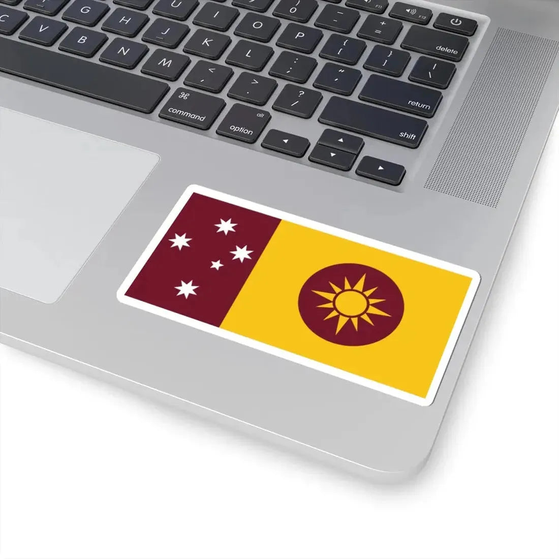 Steven Squires Queensland Flag Proposal (Australia) STICKER Vinyl Kiss-Cut Decal - The Sticker Space