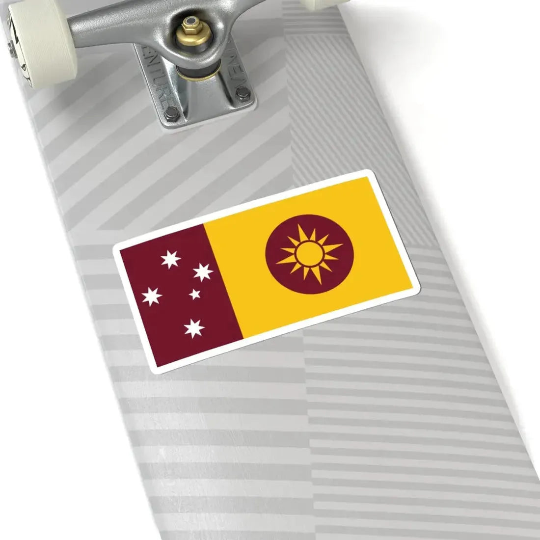 Steven Squires Queensland Flag Proposal (Australia) STICKER Vinyl Kiss-Cut Decal - The Sticker Space