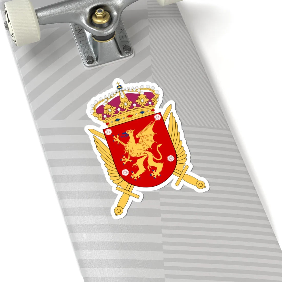 Östgöta helikopterskvadron vapen (Sweden) (Coat of Arms) STICKER Vinyl Kiss-Cut Decal - The Sticker Space