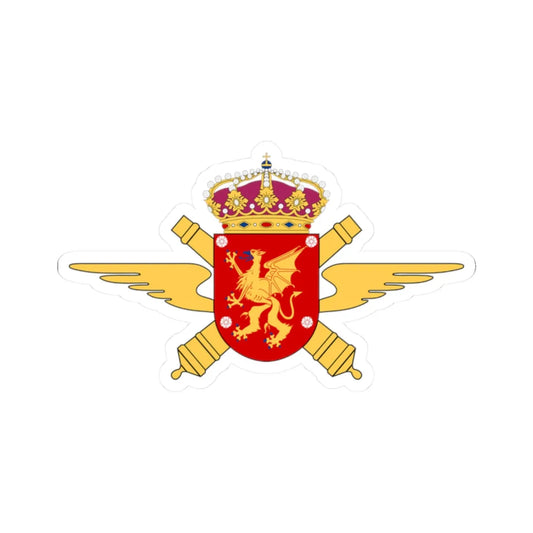 Östgöta luftvärnsregemente vapen (Sweden) (Coat of Arms) STICKER Vinyl Kiss-Cut Decal 2 Inch White - The Sticker Space