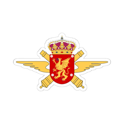 Östgöta luftvärnsregemente vapen (Sweden) (Coat of Arms) STICKER Vinyl Kiss-Cut Decal 6 Inch White - The Sticker Space