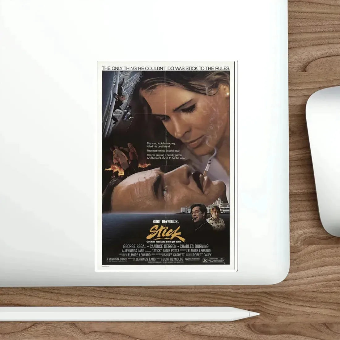 Stick 1985 Movie Poster STICKER Vinyl Die-Cut Decal - The Sticker Space