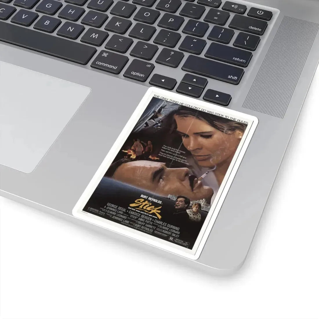 Stick 1985 Movie Poster - STICKER Vinyl Kiss-Cut Decal - The Sticker Space
