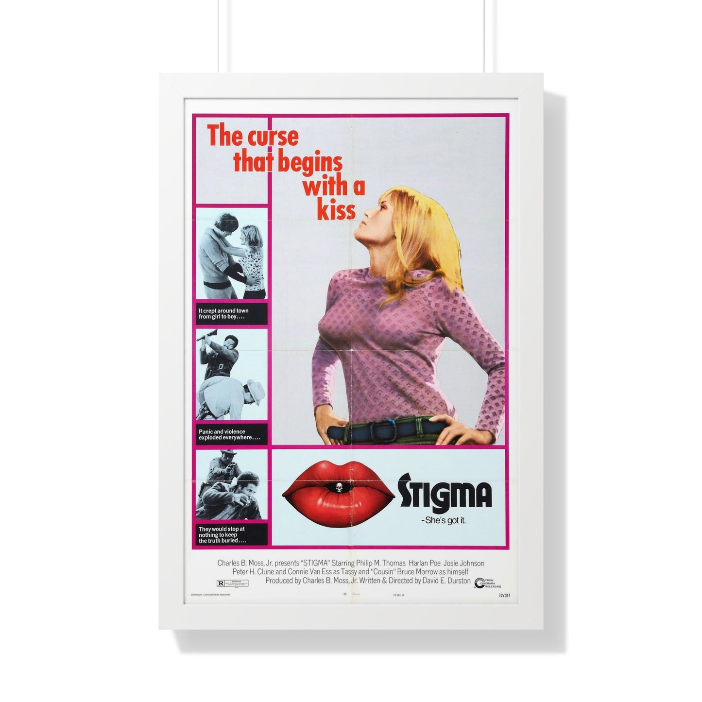 STIGMA 1972 - Framed Movie Poster-20" x 30"-The Sticker Space