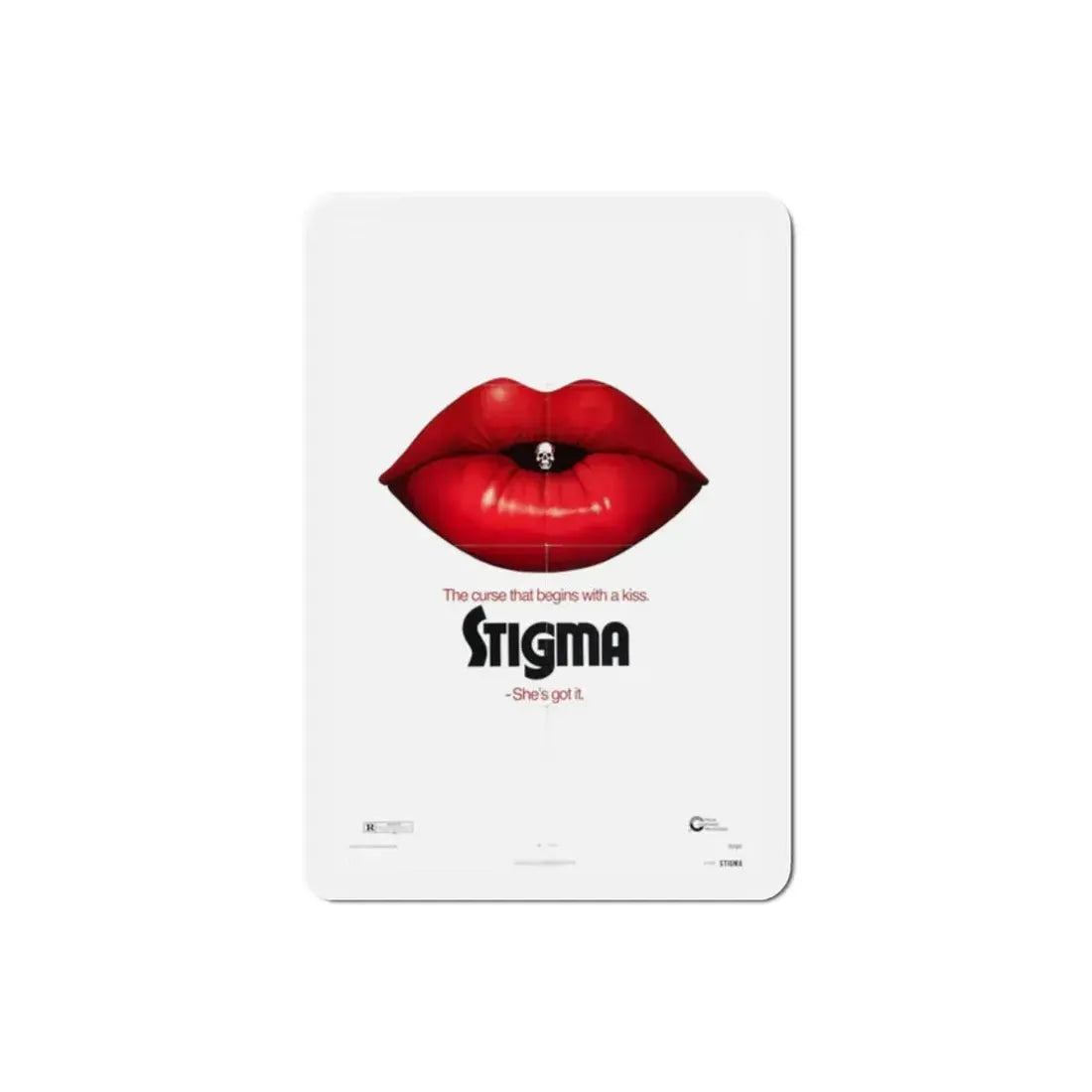 Stigma 1972 Movie Poster Refrigerator Magnet 2 Inch - The Sticker Space
