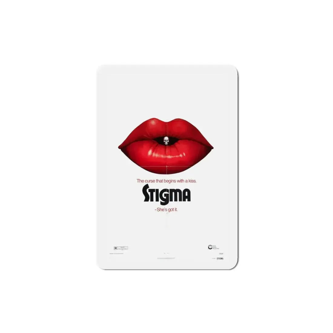 Stigma 1972 Movie Poster Refrigerator Magnet 3 Inch - The Sticker Space