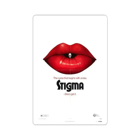 Stigma 1972 Movie Poster - STICKER Vinyl Kiss-Cut Decal 2 Inch White - The Sticker Space