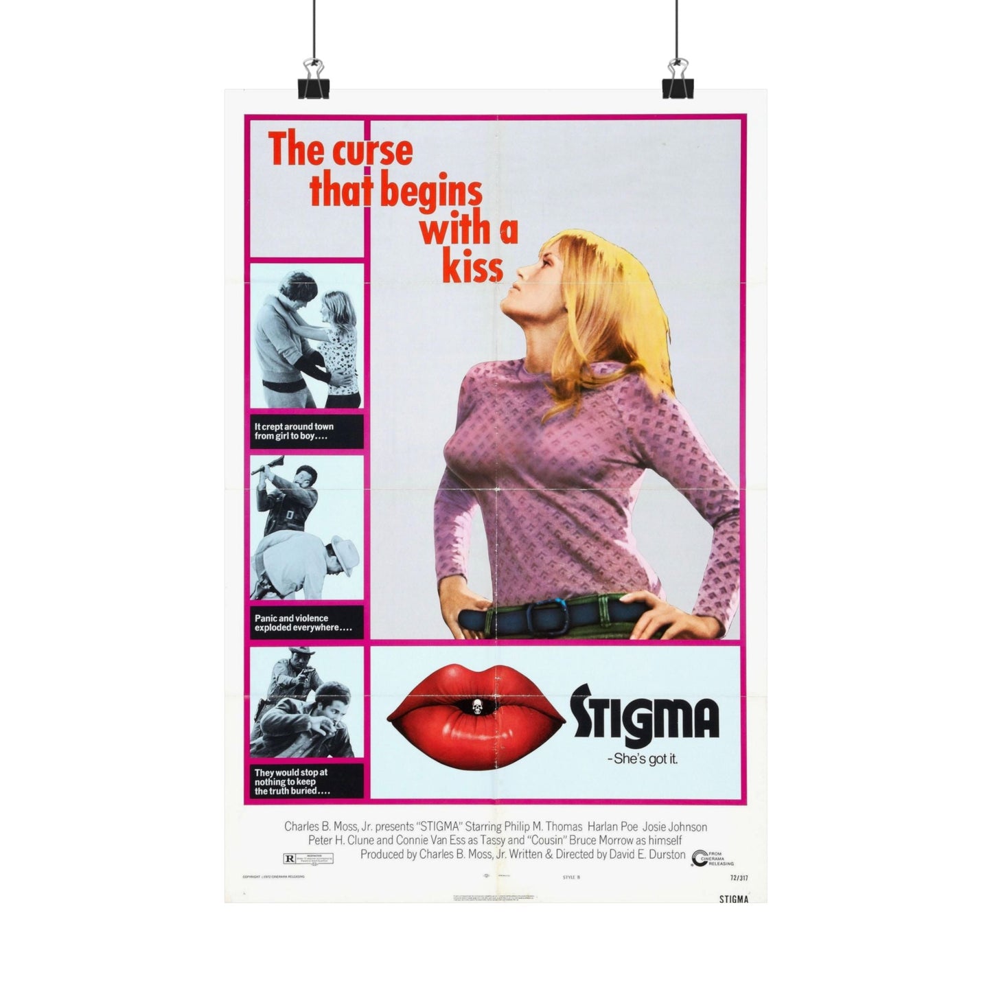 STIGMA 1972 - Paper Movie Poster-12″ x 18″-The Sticker Space