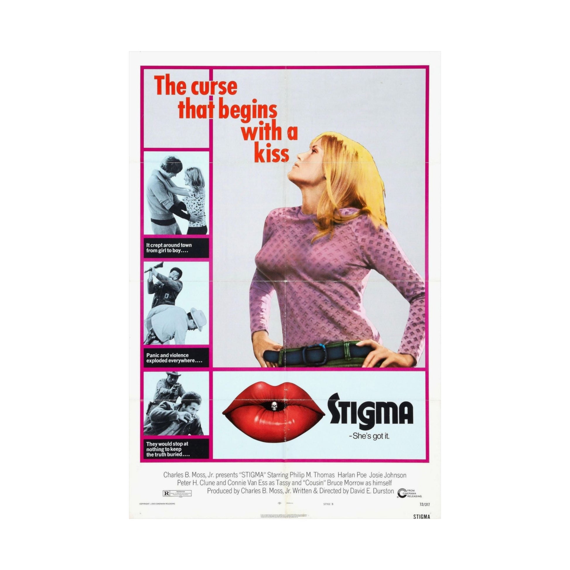 STIGMA 1972 - Paper Movie Poster-The Sticker Space