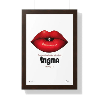 STIGMA (TEASER) 1972 - Framed Movie Poster 16″ x 24″ Walnut - The Sticker Space