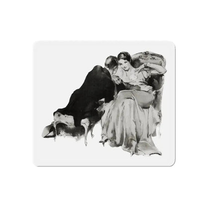 Still Her Adorer, McCall's magazine, September 1935 (Magazine Illustration) Refrigerator Magnet 4 Inch Die-Cut - The Sticker Space