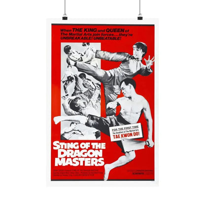 STING OF THE DRAGON MASTERS 1973 - Paper Movie Poster 16″ x 24″ Matte - The Sticker Space