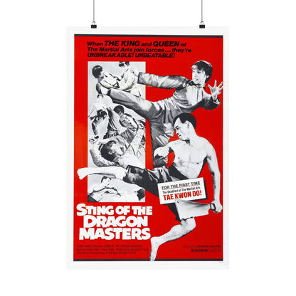 STING OF THE DRAGON MASTERS 1973 - Paper Movie Poster-20″ x 30″-The Sticker Space