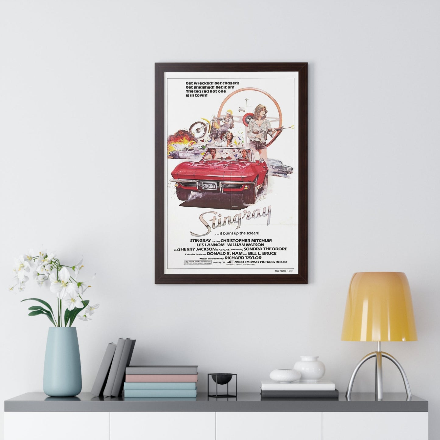 STINGRAY 1978 - Framed Movie Poster-The Sticker Space