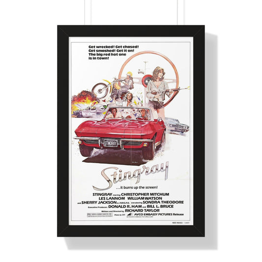 STINGRAY 1978 - Framed Movie Poster-16″ x 24″-The Sticker Space