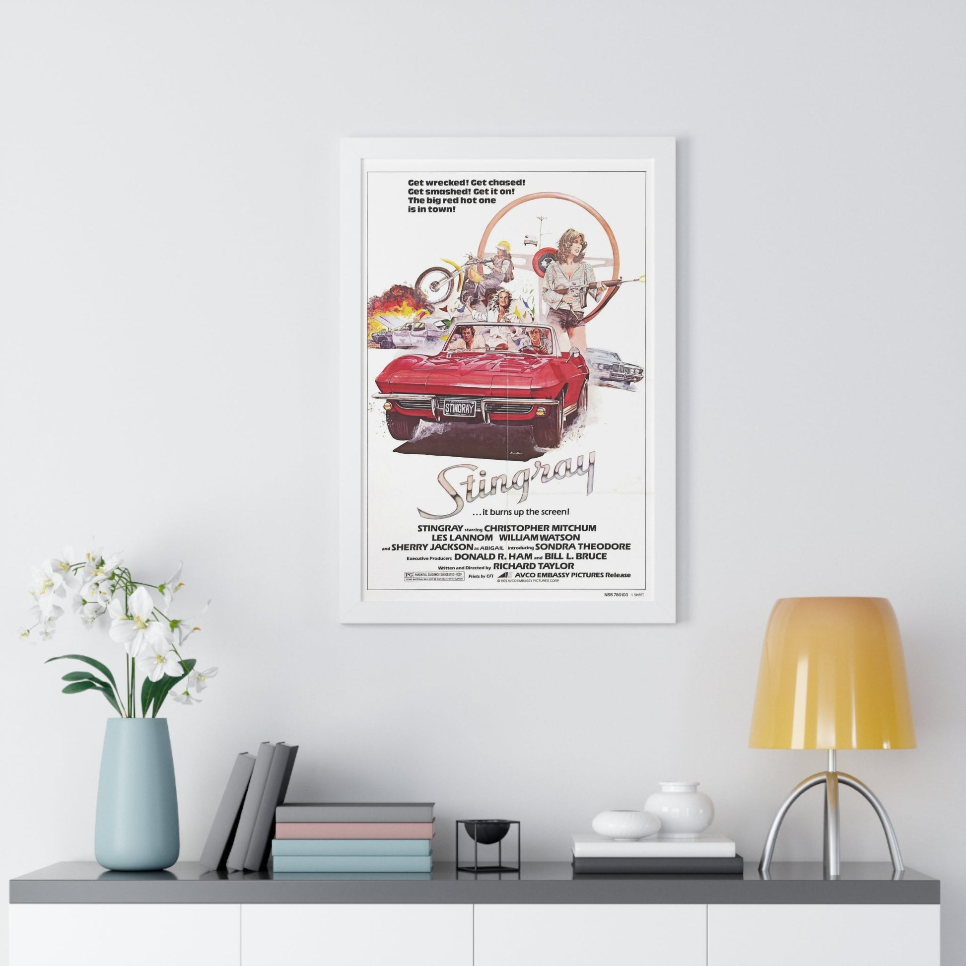 STINGRAY 1978 - Framed Movie Poster-The Sticker Space