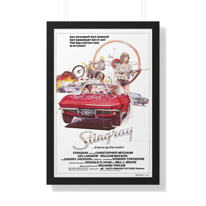 STINGRAY 1978 - Framed Movie Poster-20" x 30"-The Sticker Space