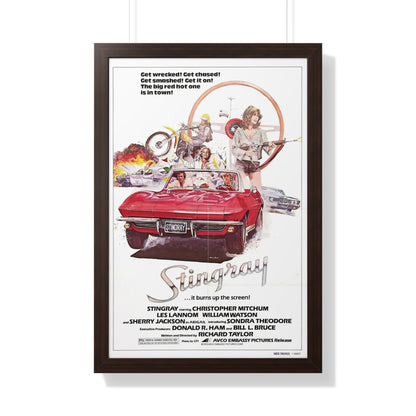 STINGRAY 1978 - Framed Movie Poster-20" x 30"-The Sticker Space