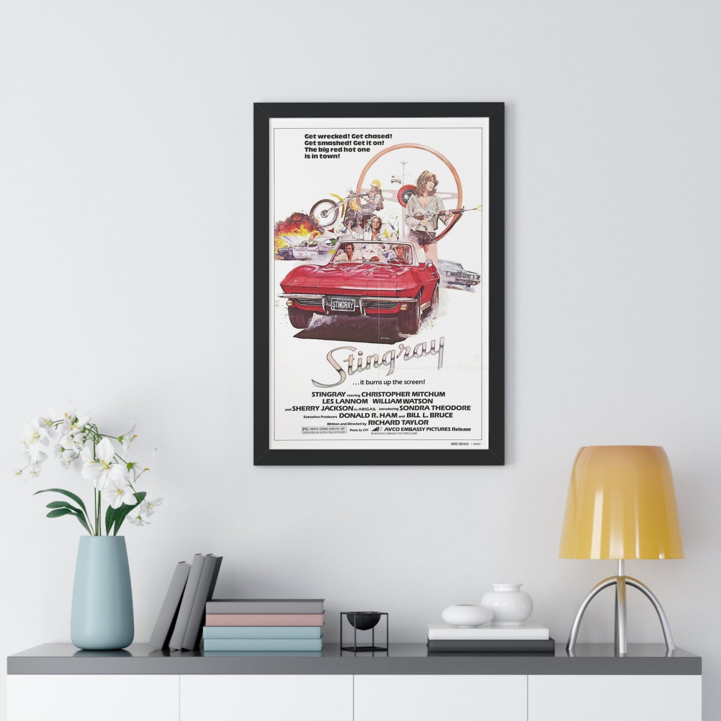 STINGRAY 1978 - Framed Movie Poster-The Sticker Space