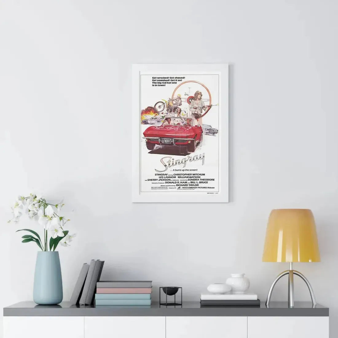 STINGRAY 1978 - Framed Movie Poster - The Sticker Space