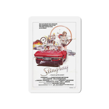 STINGRAY 1978 Movie Poster - Refrigerator Magnet-3" x 3"-The Sticker Space